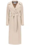 Harris Wharf London Long Coat In Pressed Wool
