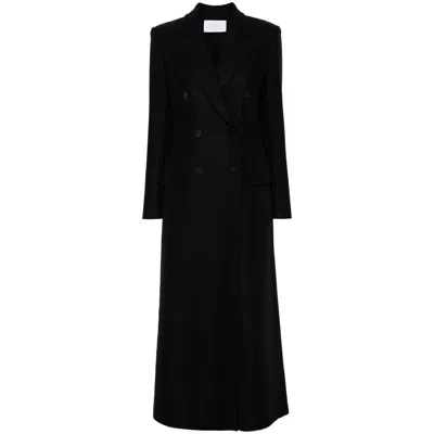 Harris Wharf London Coats In Black