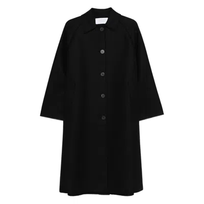 HARRIS WHARF LONDON COATS BLACK