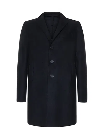 Harris Wharf London Coats In Black
