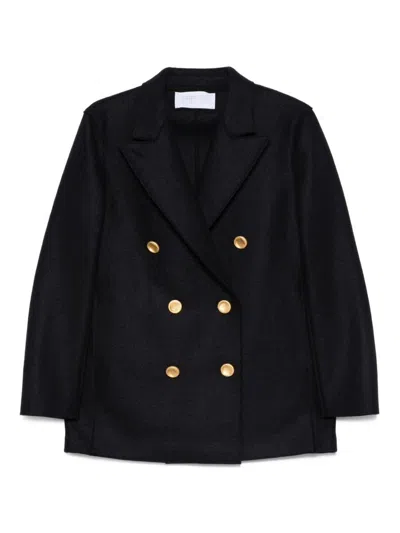 HARRIS WHARF LONDON HARRIS WHARF LONDON WOOL DOUBLE-BREASTED COAT