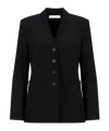 Harris Wharf London Black Single-breasted Jacket In Virgin Wool Women In Black