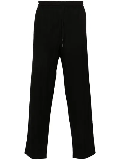 Harris Wharf London Comfort Tapered Trousers In Black
