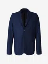 Harris Wharf London Single-breasted Blazer In Blue