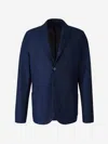 Harris Wharf London Single-breasted Blazer In Navy Blue