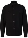 Harris Wharf London Wool Shirt Jacket<br/> In Black