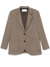 HARRIS WHARF LONDON DOGTOOTH BLAZER