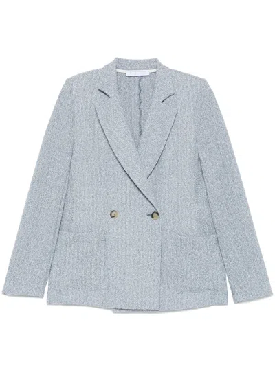 Harris Wharf London Double-breasted Blazer In Blue