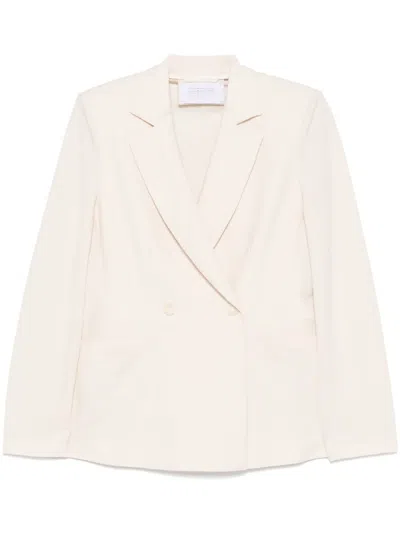 Harris Wharf London Double-breasted Blazer In White