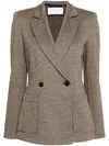 Harris Wharf London Double-breasted Blazer In Neutrals