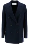 HARRIS WHARF LONDON DOUBLE-BREASTED CASHMERE COAT