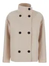 Harris Wharf London Double-breasted Jacket In Neutral