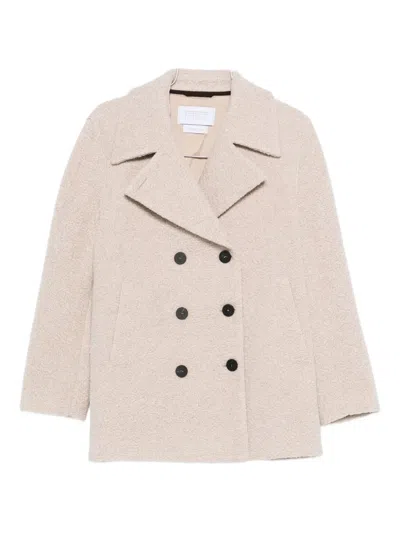 Harris Wharf London Double-breasted Jacket In Neutral