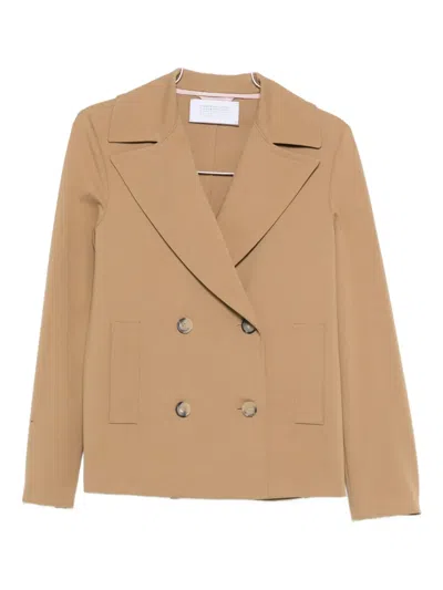 Harris Wharf London Double-breasted Jacket In Neutral