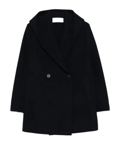 HARRIS WHARF LONDON DOUBLE-BREASTED WOOL COAT