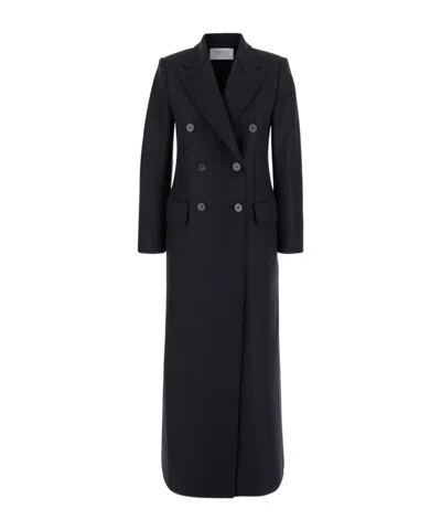 HARRIS WHARF LONDON DOUBLE-BREASTED WOOL COAT