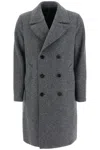 Harris Wharf London Cappotto Doppiopetto In Lana Cotta In Grey