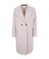 Harris Wharf London Double-breasted Wool Coat In Neutral