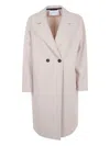 Harris Wharf London Double-breasted Wool Coat In Neutral