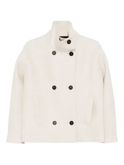 HARRIS WHARF LONDON DOUBLE-BREASTED WOOL JACKET