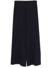 Harris Wharf London Flared Trousers In Blue