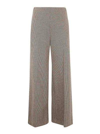 Harris Wharf London Flared Trousers In Marrón