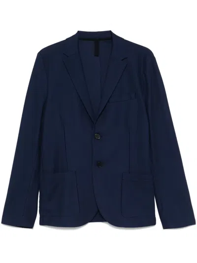 Harris Wharf London Honeycomb Blazer In Blue