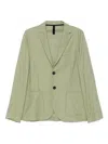 Harris Wharf London Honeycomb Blazer In Green