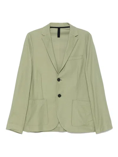 Harris Wharf London Honeycomb Blazer In Green