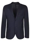 Harris Wharf London Honeycomb Pattern Jacket In Blue