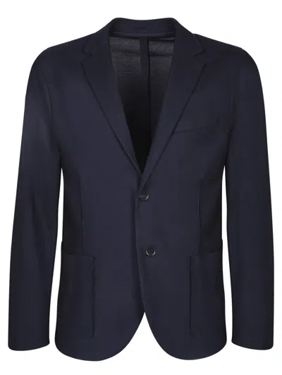 Harris Wharf London Honeycomb Pattern Jacket In Navy