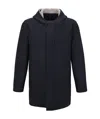 Harris Wharf London Hooded Felt Coat