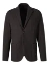 Harris Wharf London Houndstooth Single-breasted Blazer In Brown