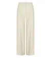 Harris Wharf London Ivory Flare Trousers In Neutral