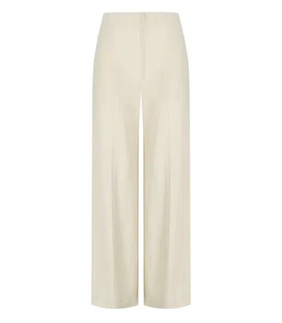 HARRIS WHARF LONDON HARRIS WHARF LONDON IVORY FLARE PANTS