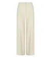 Harris Wharf London Ivory Flare Trousers In Beige
