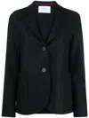 Harris Wharf London Single-breasted Fitted Blazer In Black