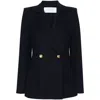 Harris Wharf London Notched-collar Double-breasted Jacket In Blue
