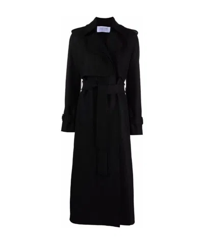 HARRIS WHARF LONDON LONG BELTED TRENCH COAT