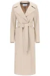 Harris Wharf London Long Coat In Pressed Wool