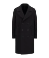 Harris Wharf London Long Peacoat Boiled Wool In Black