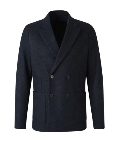 HARRIS WHARF LONDON DOUBLE-BREASTED WOOL BLAZER