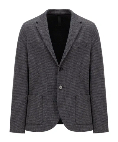 Harris Wharf London Long-sleeved Wool Suit Coat In Black