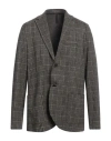 Harris Wharf London Man Blazer Black Size 44 Cotton, Viscose, Polyester, Elastane