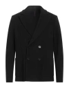 Harris Wharf London Man Blazer Black Size 46 Tencel, Polyamide, Cotton, Elastane In Black