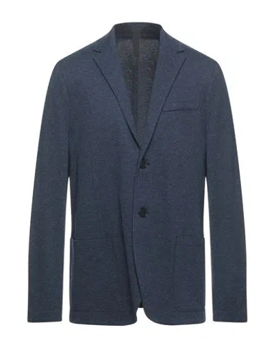 Harris Wharf London Man Blazer Blue Size 38 Wool, Cotton