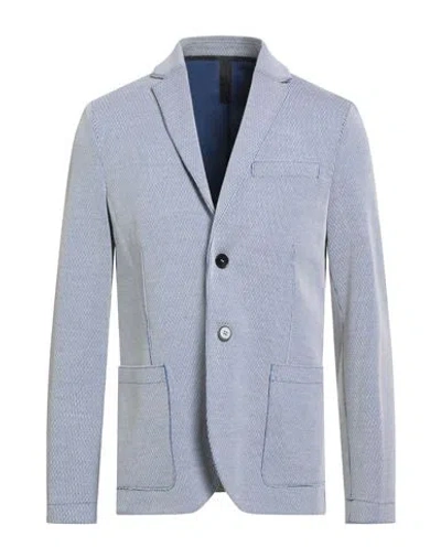 Harris Wharf London Man Blazer Blue Size 40 Cotton, Virgin Wool