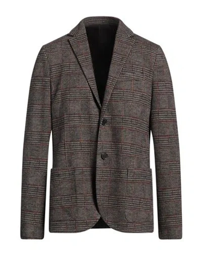 Harris Wharf London Man Blazer Brown Size 44 Virgin Wool