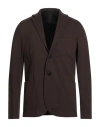 Harris Wharf London Man Blazer Chocolate Brown Size 40 Viscose, Polyamide, Elastane In Brown