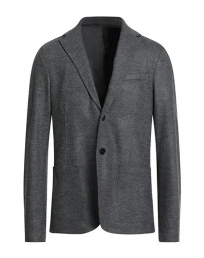 Harris Wharf London Man Blazer Grey Size 40 Virgin Wool In Gray